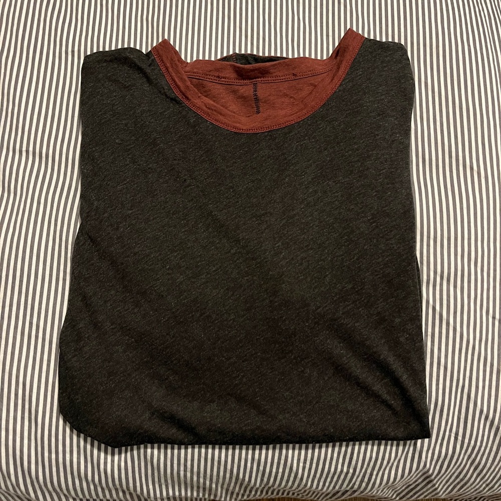 Rag and bone reversible black and burgundy shirt size M